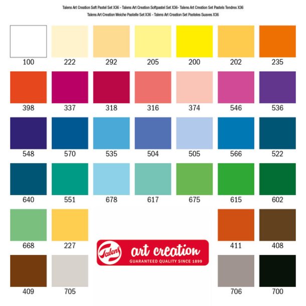 Talens Softpastel 36-pak