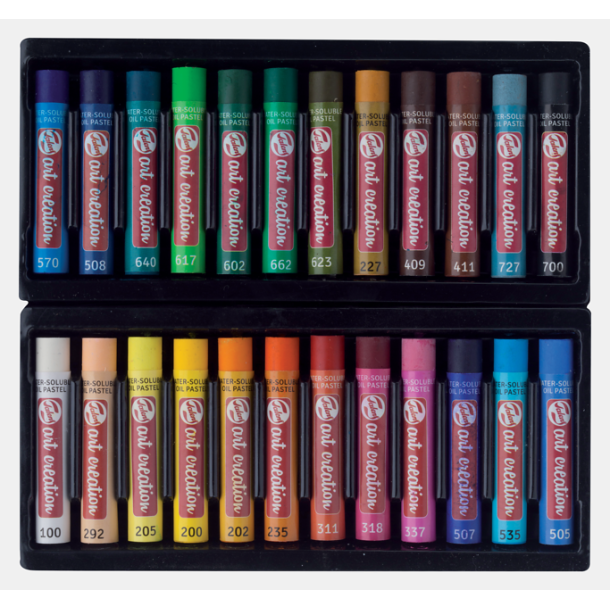 Talens Vandoplselige Pasteller 24-pak