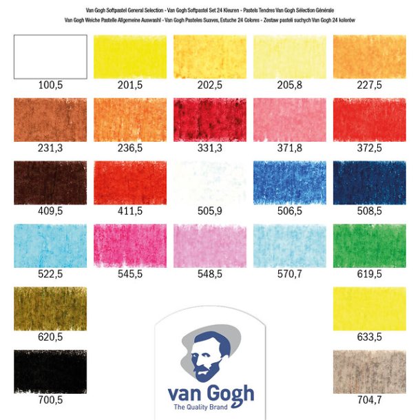 Van Gogh Softpastel 24-pak