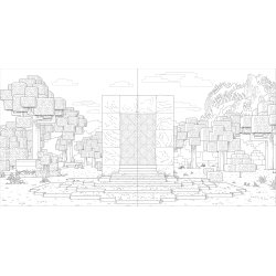 A Minecraft Movie - Official Coloring Book  