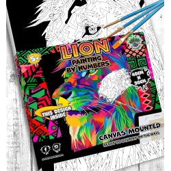 Paint By Numbers  - L�ve - 40 x 30 cm.