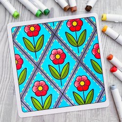 Cozy Pattern - Sd og Hyggelig Malebog