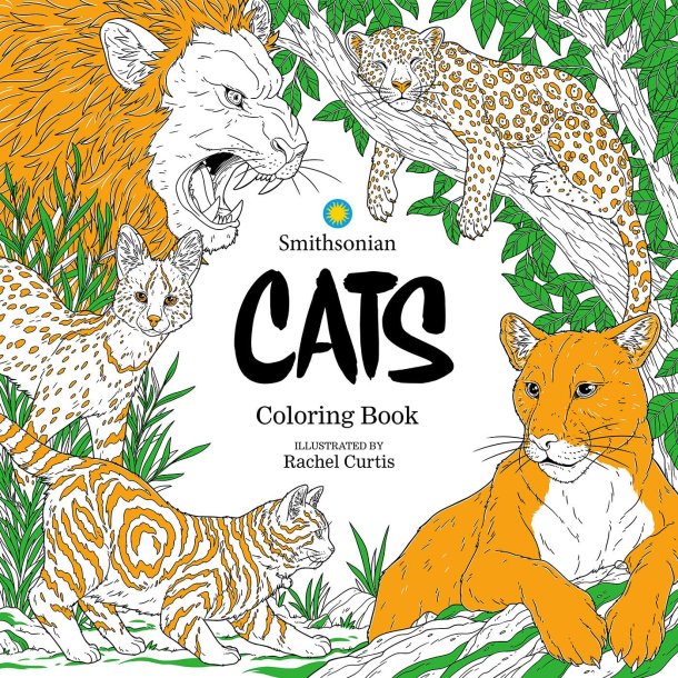  Cats: A Smithsonian Coloring Book