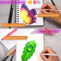 KALOUR Premium farveblyanter Rund - 72-stk.