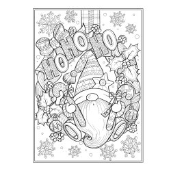 Christmas Gnomes - Coloring Book