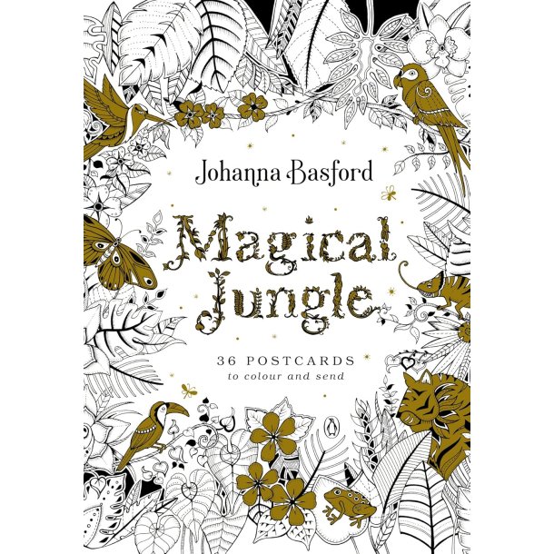 Magical Jungle: 36 Postcards to Colour and Send 
