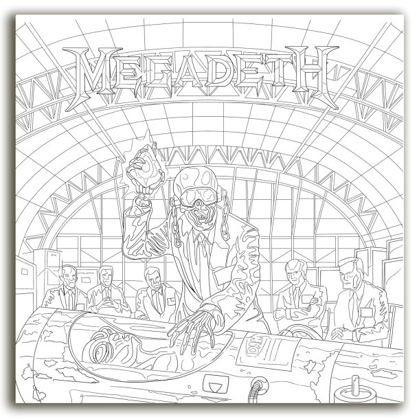 The Official Megadeth Colouring Book