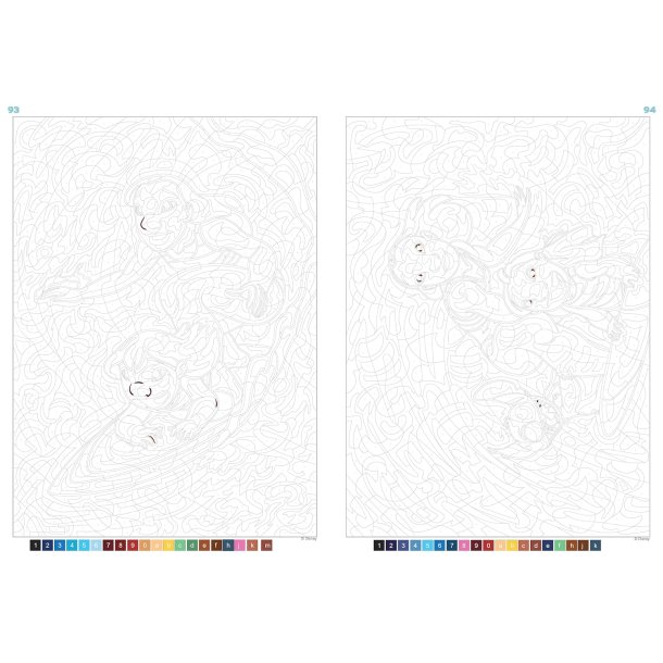 Disney Paint-by-Numbers - Under the Ocean