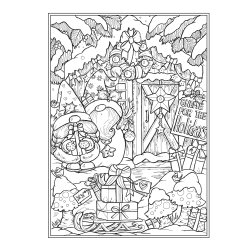 Christmas Gnomes - Coloring Book