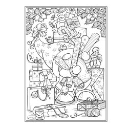 Christmas Gnomes - Coloring Book