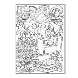 Christmas Gnomes - Coloring Book
