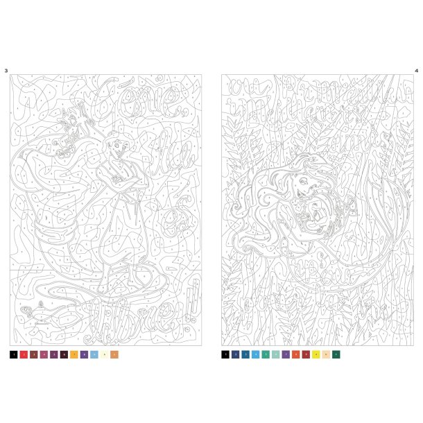 Disney Paint-by-Numbers - Mystery Messages