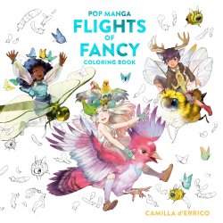 Pop Manga Flight of Fancy Coloring Book