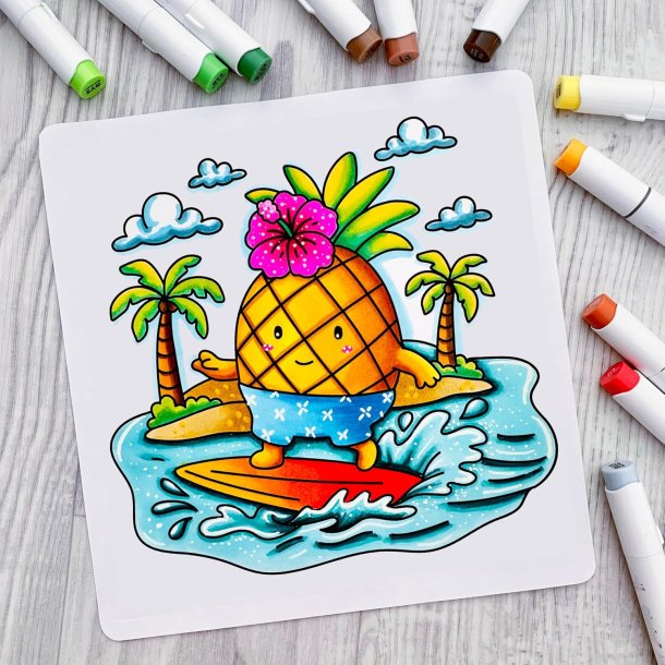 Cozy Foodie - Sd og Hyggelig Malebog