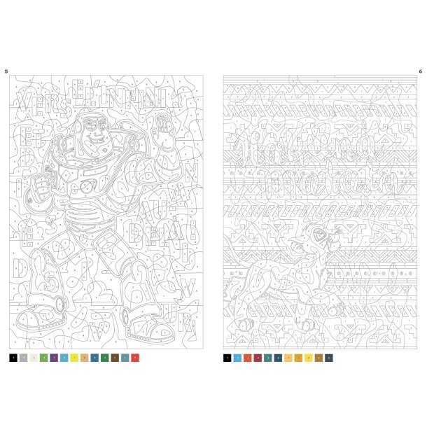 Disney Paint-by-Numbers - Mystery Messages