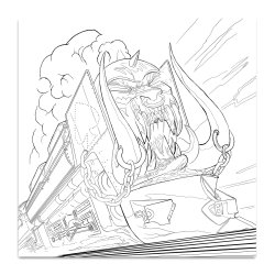 The Official Motorhead Colouring Book