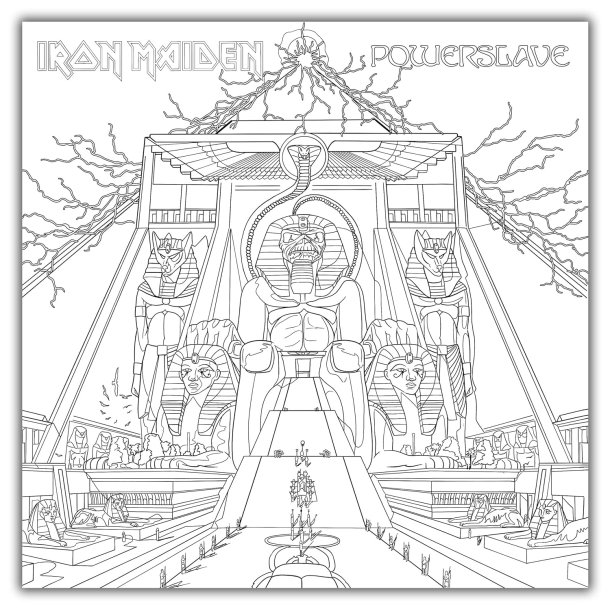 The Official Iron Maiden vol 1 Colouring Book