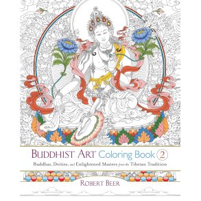 Buddhist Art Coloring Book 2