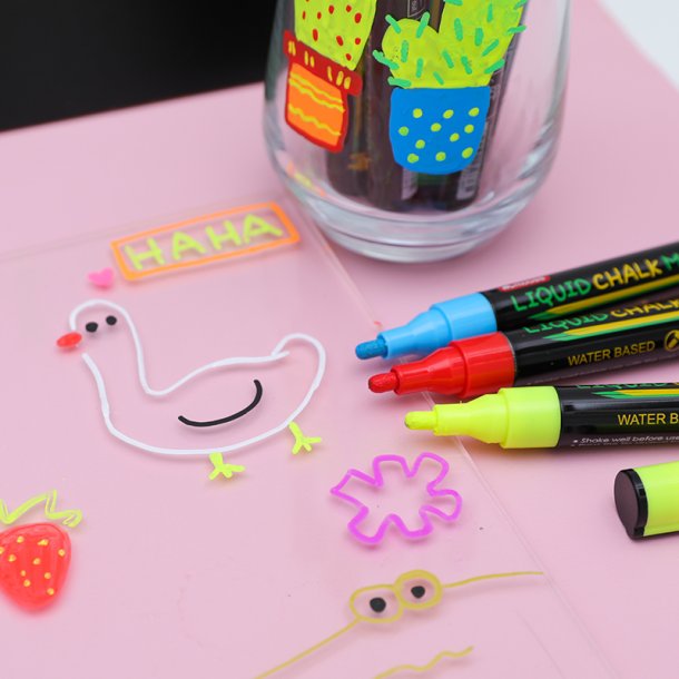 Mobee - Chalk markers Premium 12-Pak