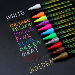 Mobee - Chalk markers Premium 12-Pak