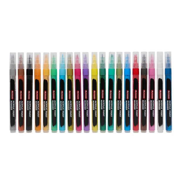 Mobee - Akryltusch Extra Fine Tip 20-Pak