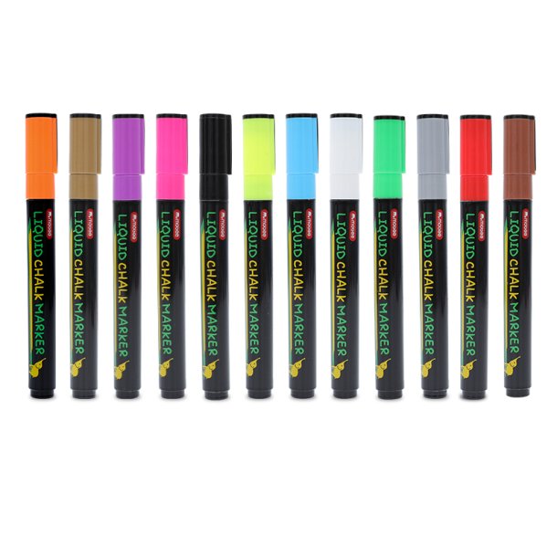 Mobee - Chalk markers Premium 12-Pak