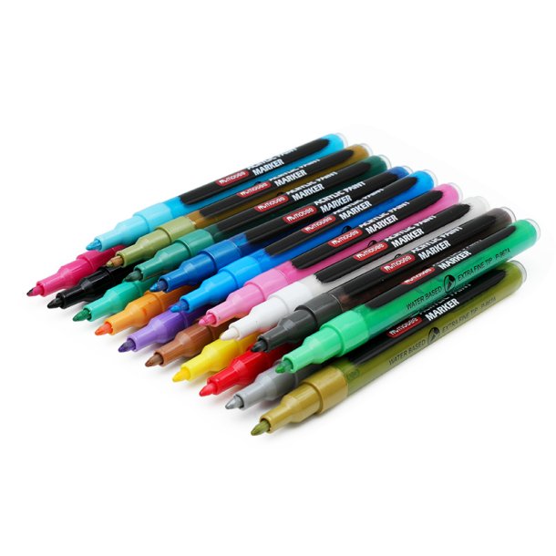 Mobee - Akryltusch Extra Fine Tip 20-Pak