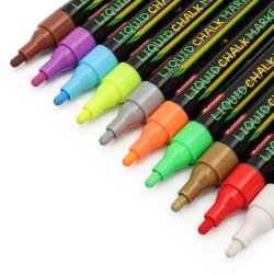 Mobee - Chalk markers Premium 12-Pak
