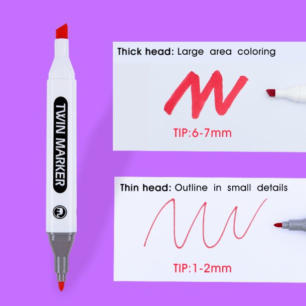 Mobee -  168-Stk Pro Twin Marker