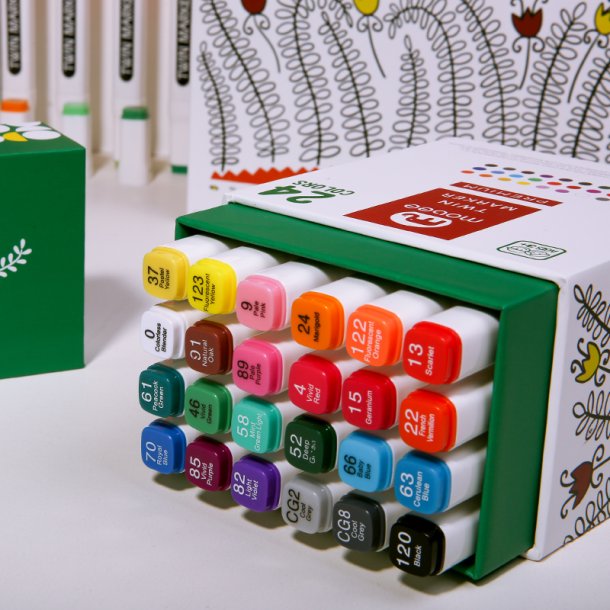 Mobee - 24-Stk Pro Twin Marker