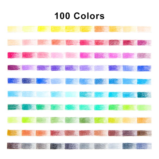 Mobee - Farveblyanter 100-Pak