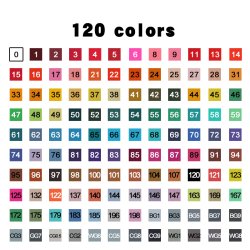 Mobee - 120-Stk Pro Twin Marker