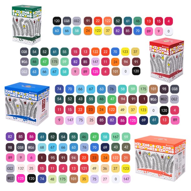 Mobee - 24-Stk Pro Twin Marker