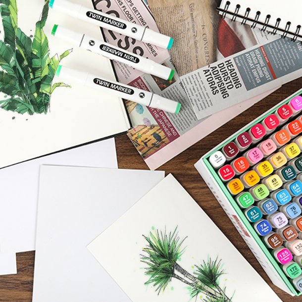 Mobee 120-Stk Pro Twin Marker