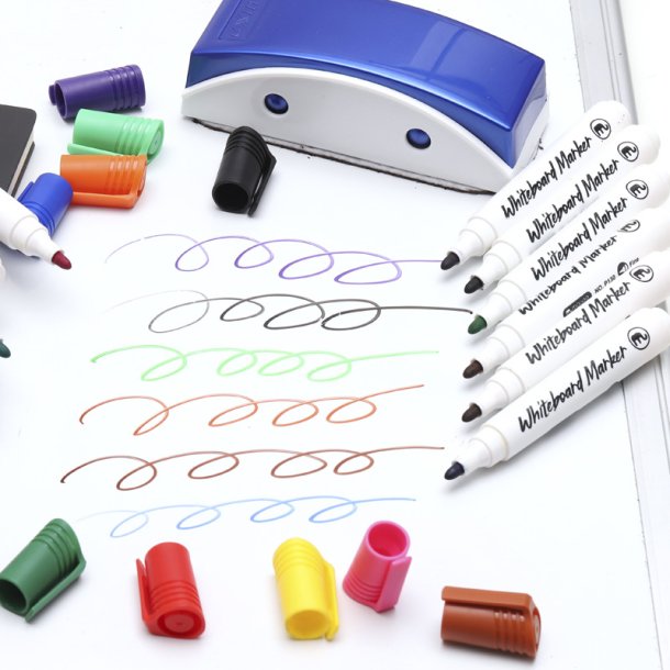 Mobee - Whiteboard Markers 12-pak