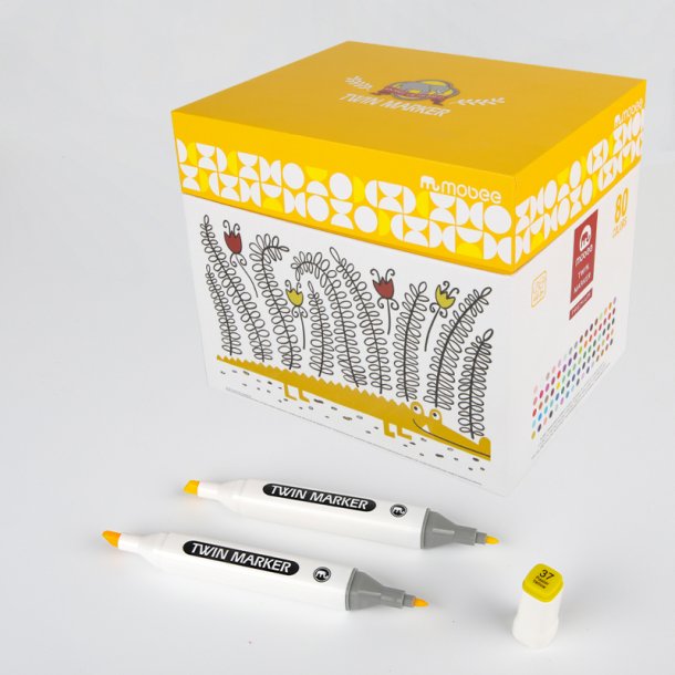 Mobee - 80-Stk Twin Marker Premium