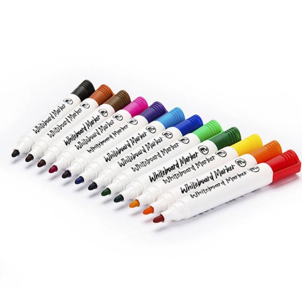 Mobee - Whiteboard Markers 12-pak