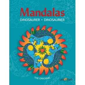 Mandalas med Dinosaurer