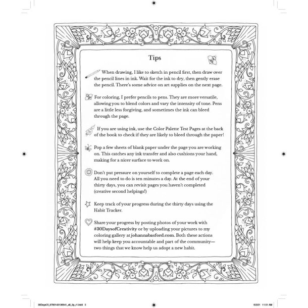 30 Days of Creativity