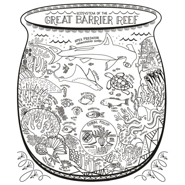 The Wondrous Workings of Science and Nature Coloring Book