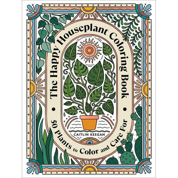 The Happy Houseplant Coloring Book