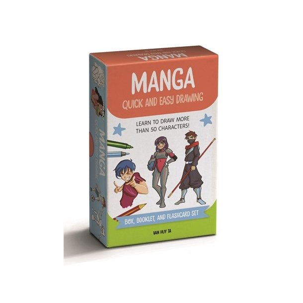 Manga Quick and Easy Drawing Deck