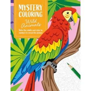 Mystery Coloring Wild Animals -  Solve the Riddle and Color by Numbers to Reveal the Picture