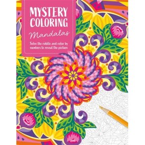Paint-by-Number, Mystery Coloring Mandalas