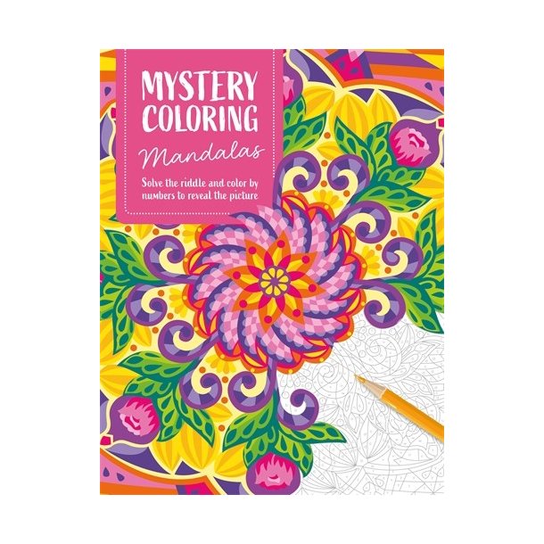 Paint-by-Number, Mystery Coloring Mandalas