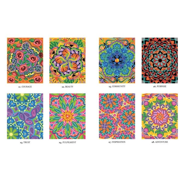 Paint-by-Number, Mystery Coloring Mandalas