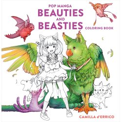 Pop Manga Beauties and Beasties Coloring Book