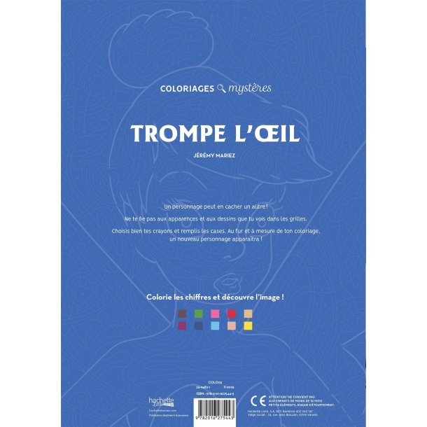 Disney Paint-by-Numbers - Optical Illusion