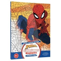 Disney Paint By Numbers, Junior - Spiderman Optical Illusions, Heros vs. Villians - Marvel