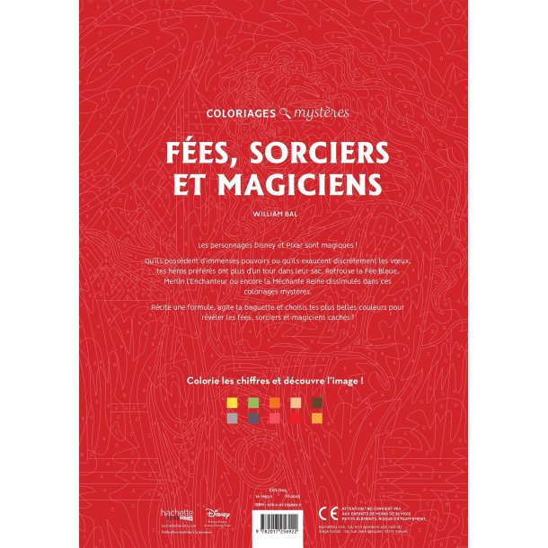 Disney Paint-by-Numbers - Fairies, Wizards and Magicians